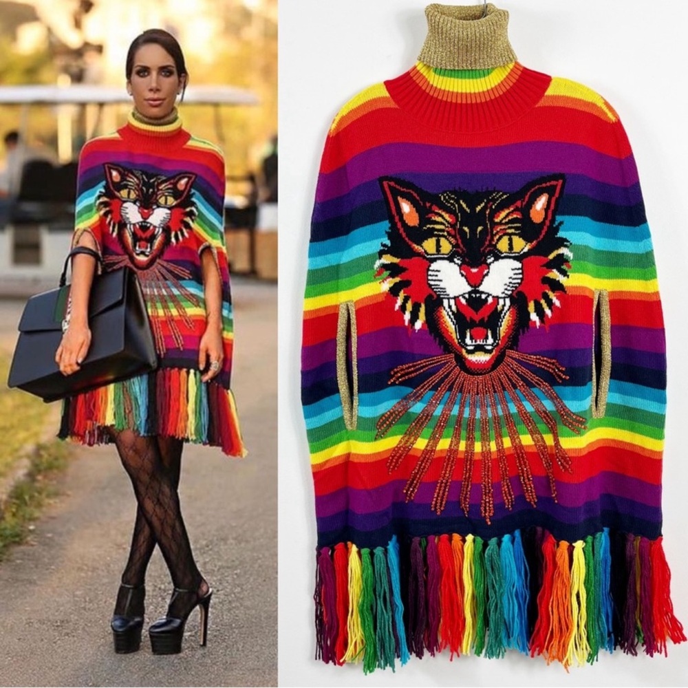 Gucci Multicolor Tiger Sweater